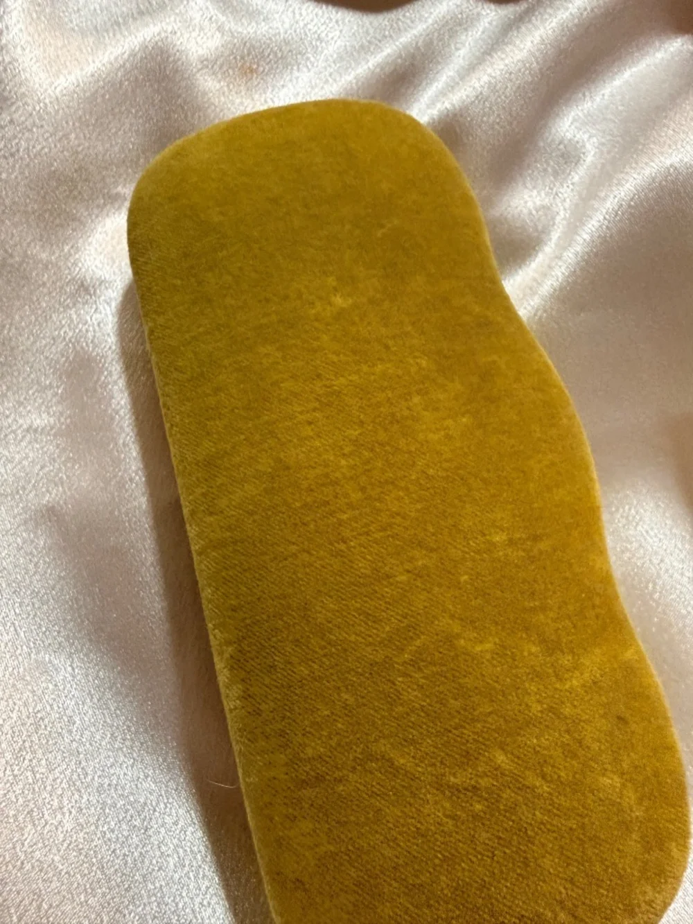 Gucci Yellow Velvet Sunglasses Eyeglasses Case Only